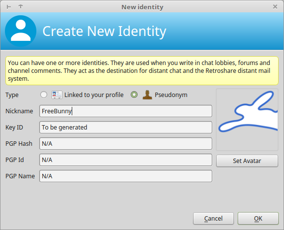 create freebunny ID