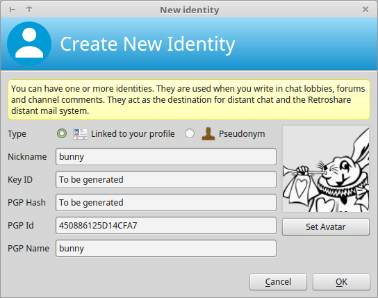 pseudo ID create